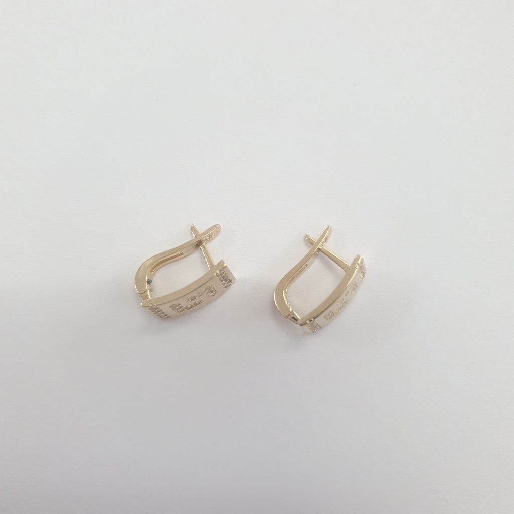 BROQUELES ORO 14K 2.4 (NUEVO)