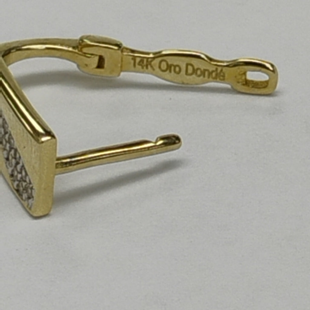 BROQUELES ORO 14K 2.9 (NUEVO)