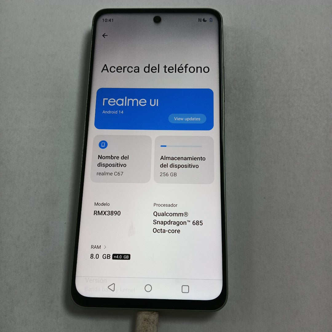 CELULAR REALME C67 RMX3890 (2023) 256 GB 8 GB RAM (SEMINUEVO)