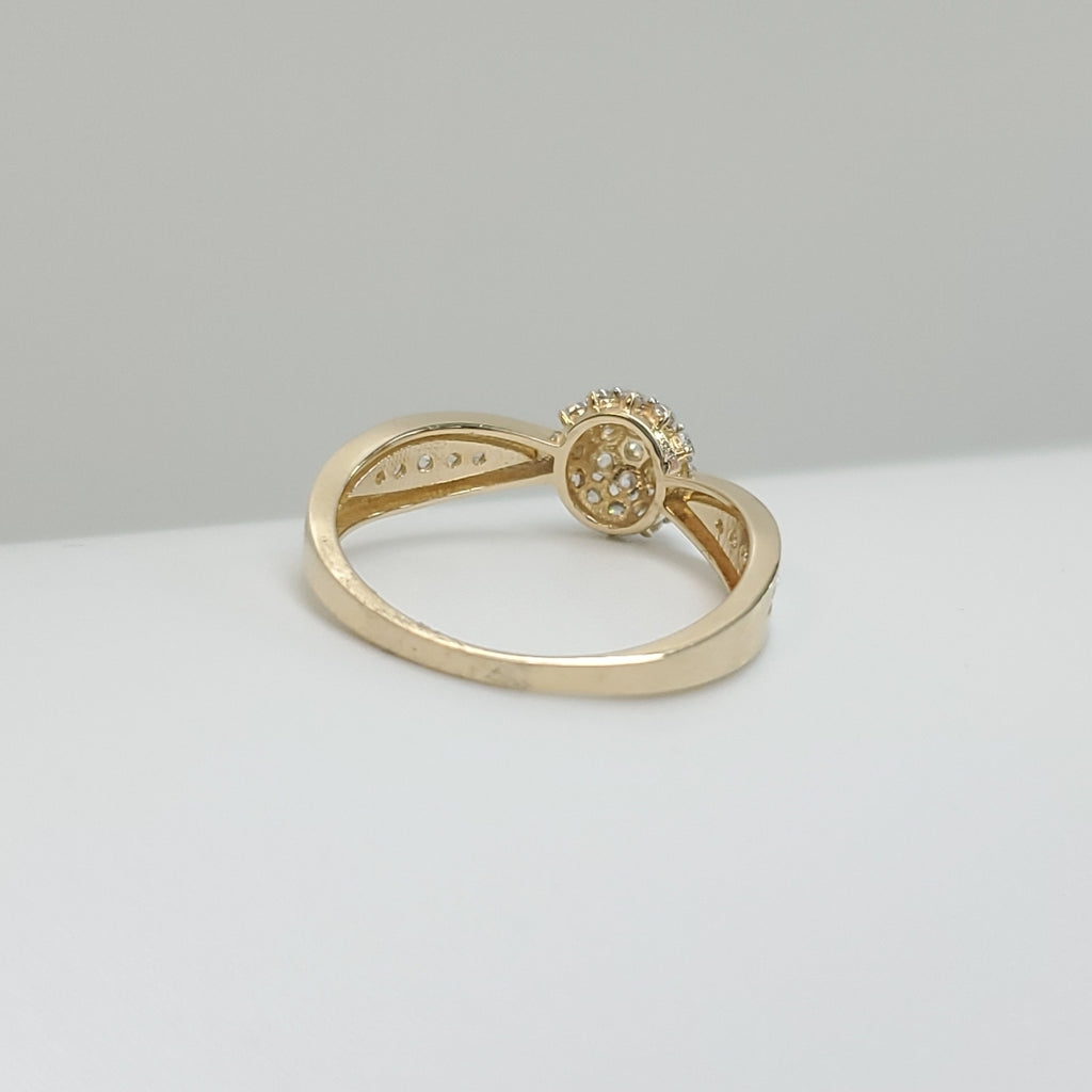 ANILLOS DAMA ORO 14K 2 (NUEVO)