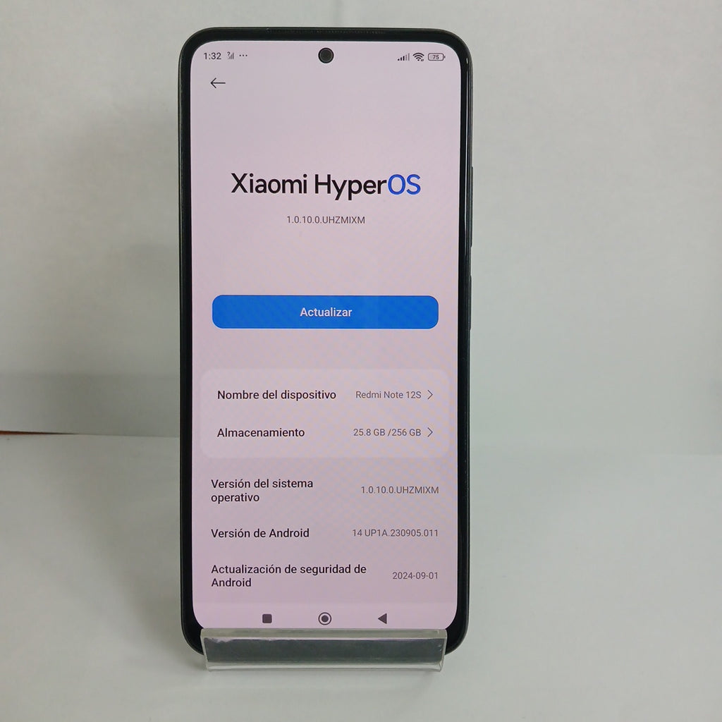 CELULAR XIAOMI REDMI NOTE 12S 2303ERA42L (2023) 256 GB 8 GB RAM (SEMINUEVO)