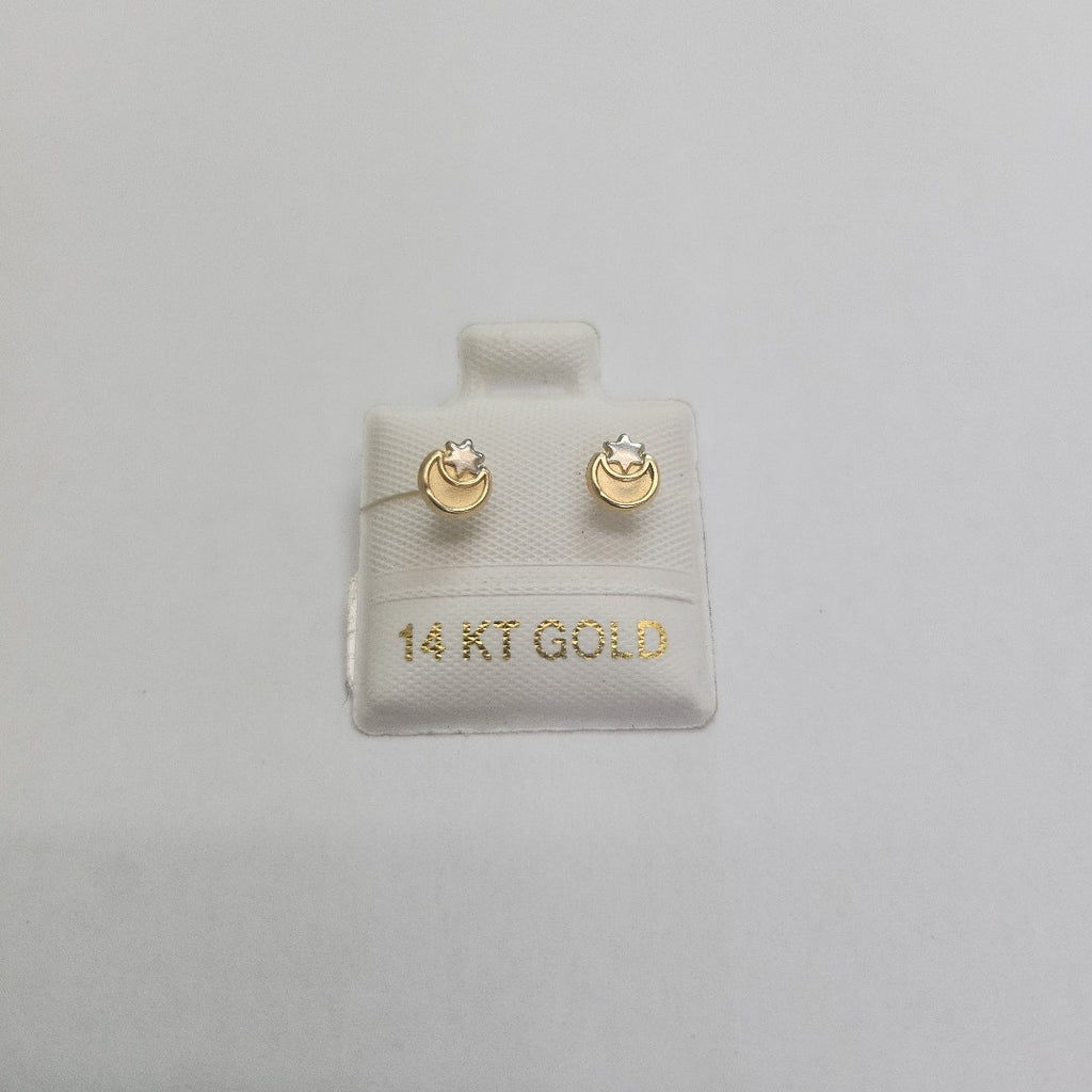 BROQUELES ORO 14K 1 (NUEVO)