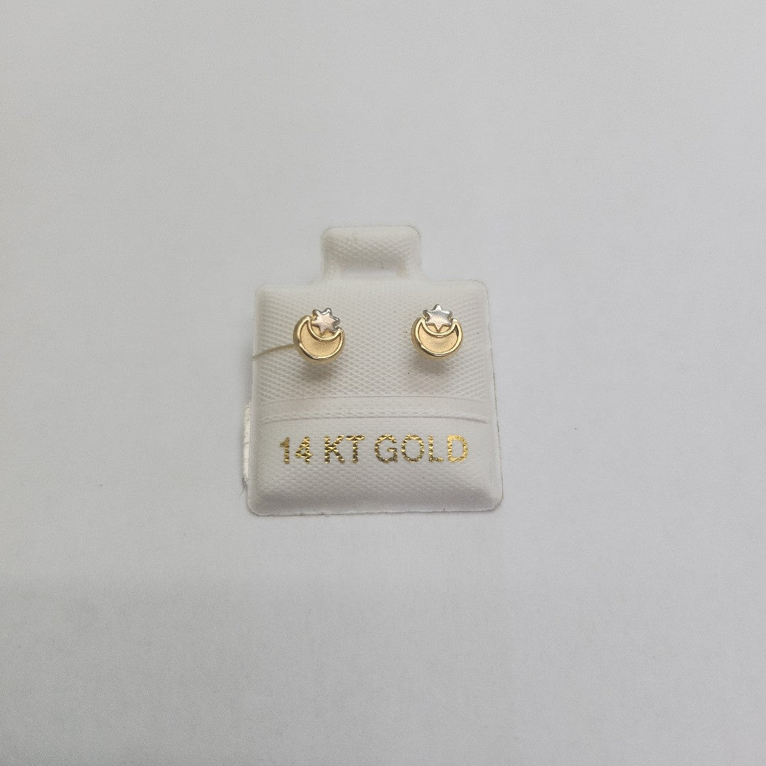 BROQUELES ORO 14K 1 (NUEVO)
