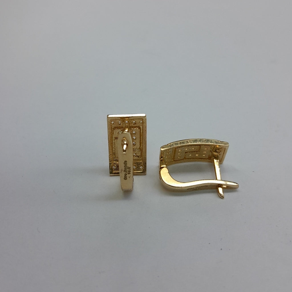 BROQUELES ORO 14K 2.3 (NUEVO)