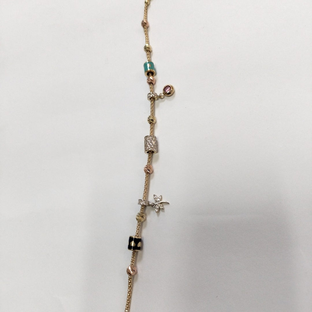 PULSERAS DAMA ORO 14K 5.6 (NUEVO)
