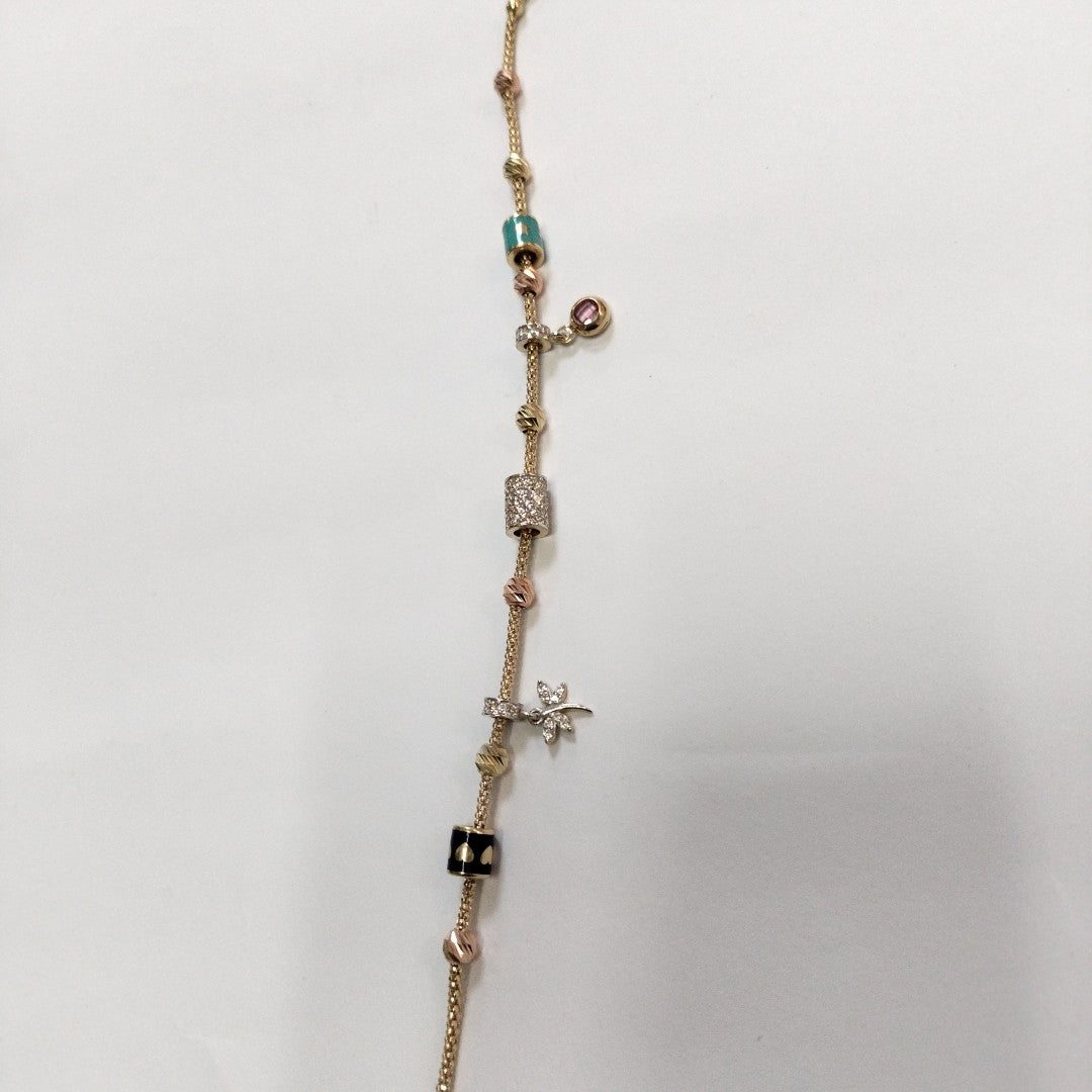 PULSERAS DAMA ORO 14K 5.6 (NUEVO)