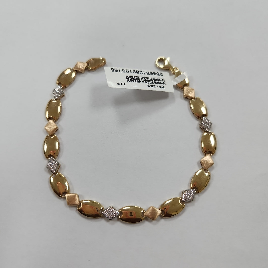 PULSERAS DAMA ORO 14K 5.5 (NUEVO)