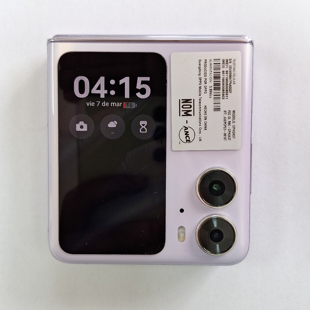 CELULAR OPPO  FIND N2 FLIP CPH2437 (2022) 256 GB 8 GB RAM (SEMINUEVO)