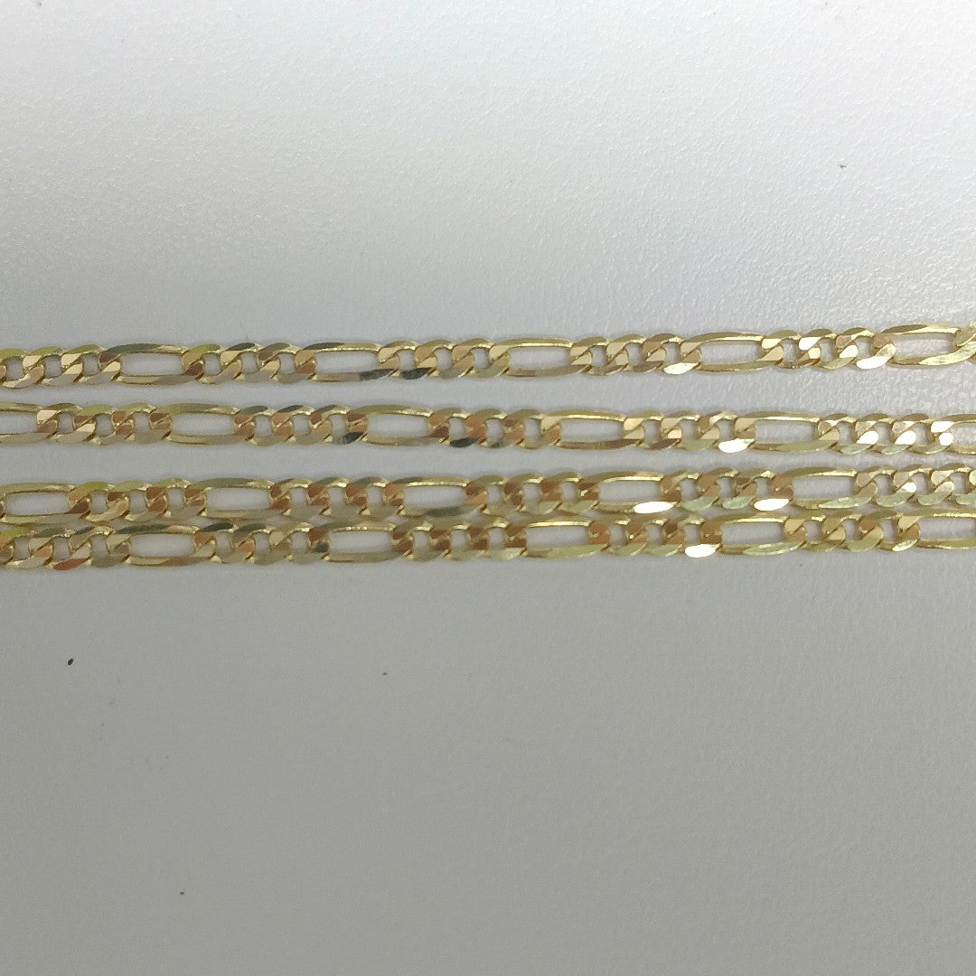 CADENAS CARTIER 3*1 AMARILLA ORO 14K 5.4 (NUEVO)