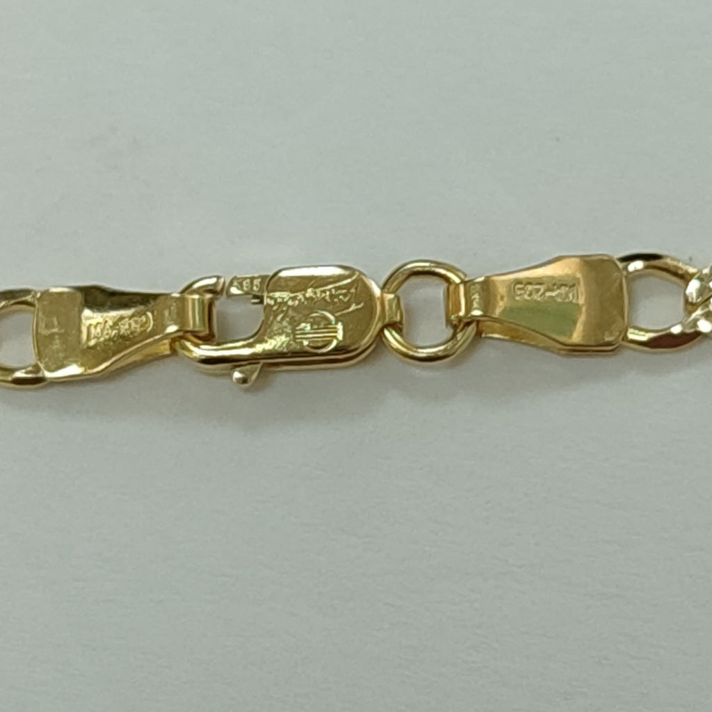 CADENAS CARTIER 3 1 DIAMANTADA ORO 14K 8.1 (NUEVO)