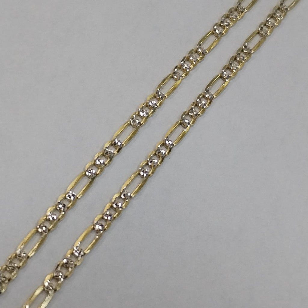 CADENAS CARTIER 3*1 DIAMANTADA ORO 14K 4.4 (NUEVO)