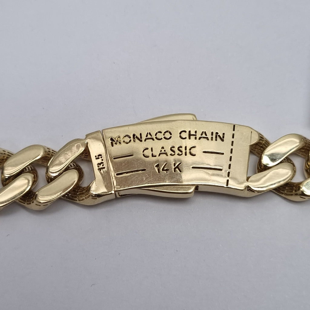 CADENA MONACO ORO 14K 56.1 (NUEVO)