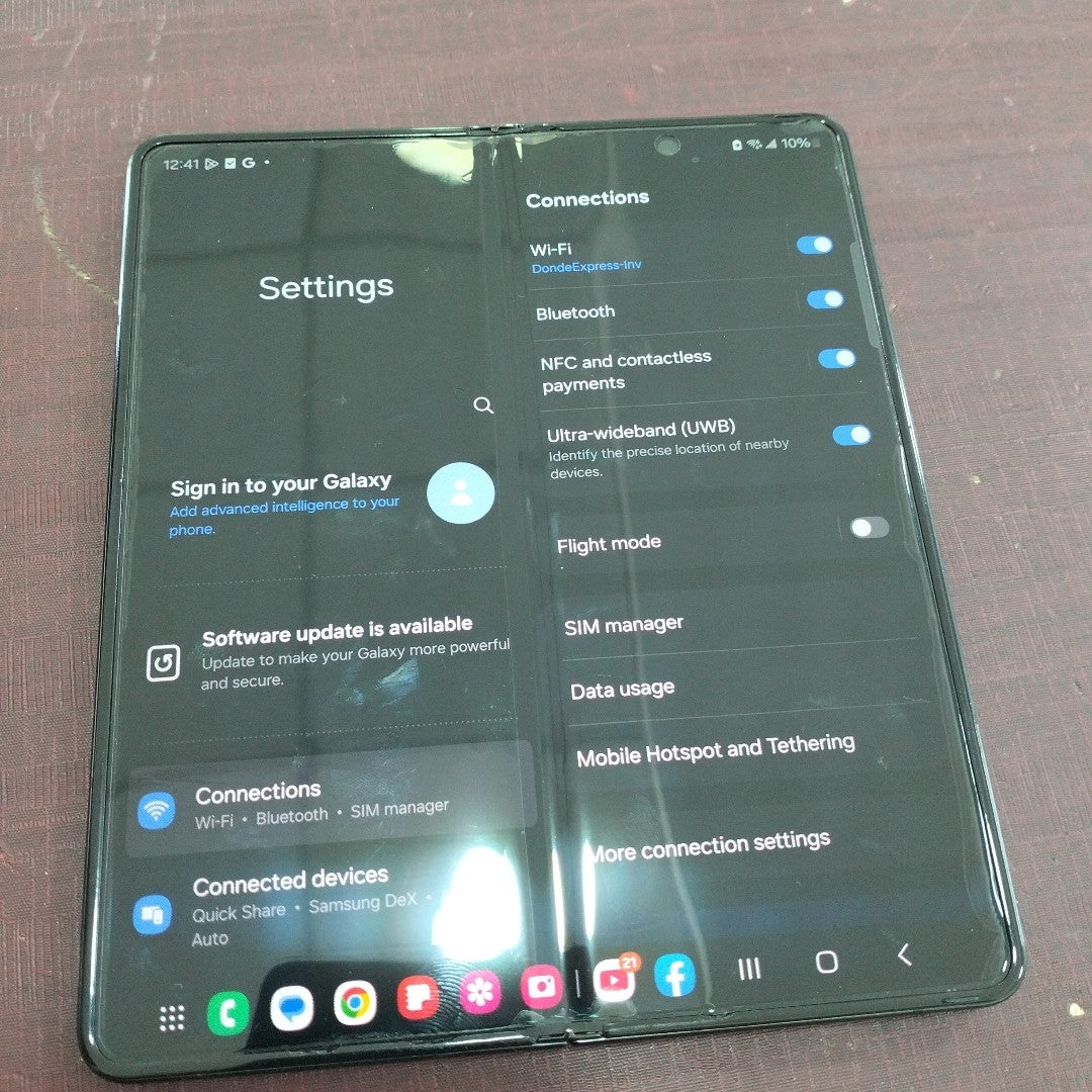 CELULAR SAMSUNG GALAXY Z FOLD 5 SM-F946W (2023) 512 GB 12 GB RAM (SEMINUEVO)