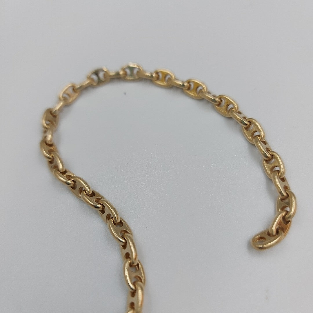 PULSERAS CABALLERO ORO 14K 7 (NUEVO)