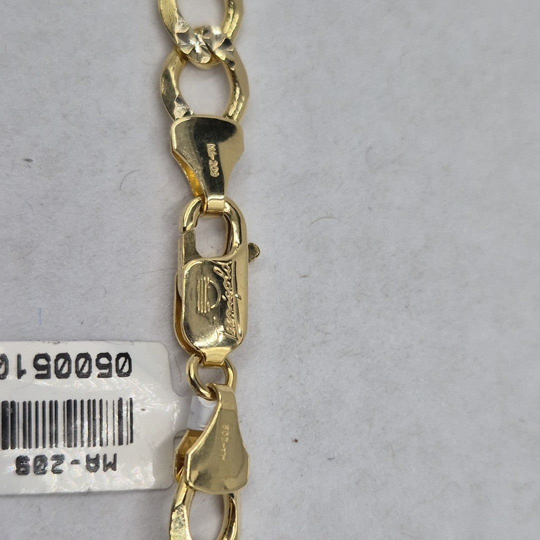 CADENAS CARTIER 3*1 DIAMANTADA ORO 14K 33.8 (NUEVO)