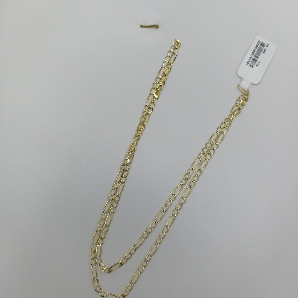 CADENAS CARTIER 3*1 DIAMANTADA ORO 14K 8.1 (NUEVO)