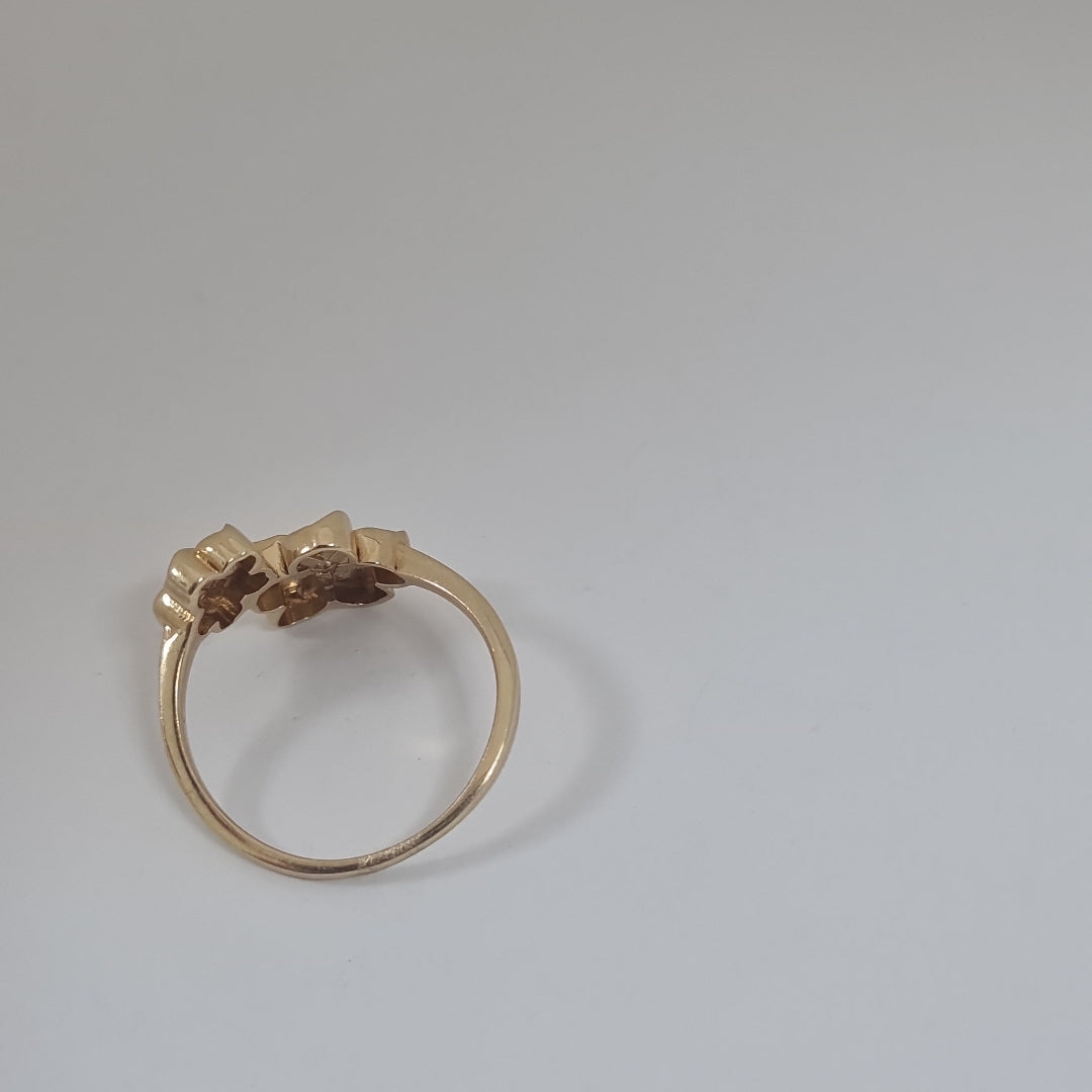 ANILLOS DAMA ORO 14K 2 (NUEVO)
