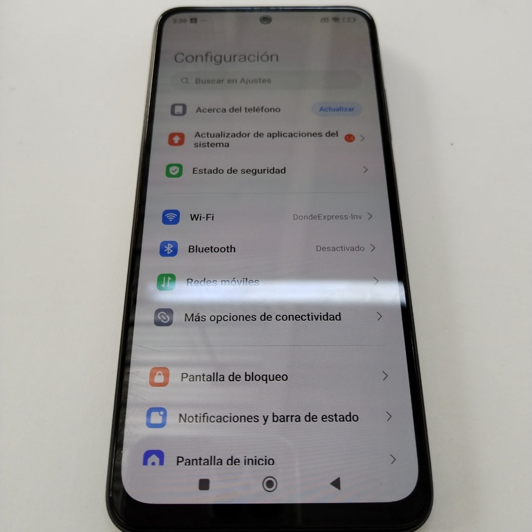 CELULAR XIAOMI REDMI NOTE 12S 2303ERA42L (2023) 256 GB 8 GB RAM (SEMINUEVO)