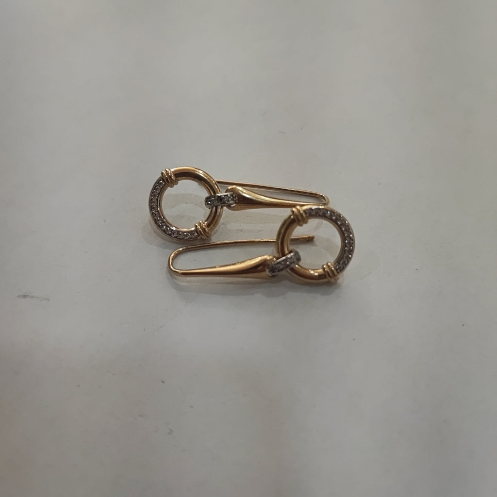 BROQUELES ORO 14K 4.1 (NUEVO)