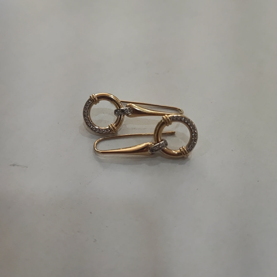 BROQUELES ORO 14K 4.1 (NUEVO)