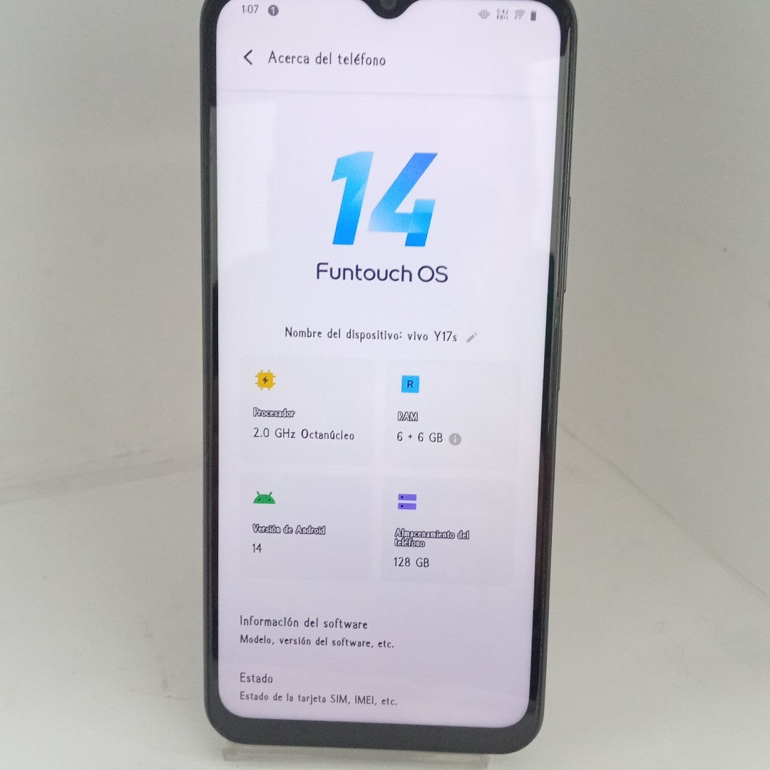 CELULAR VIVO Y17 S V2310 (2023) 128 GB 6 GB RAM