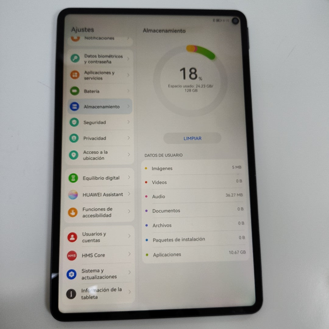 TABLETA HUAWEI MATEPAD PRO 10.8" MRX-W09 128 GB 6 GB RAM (SEMINUEVO)