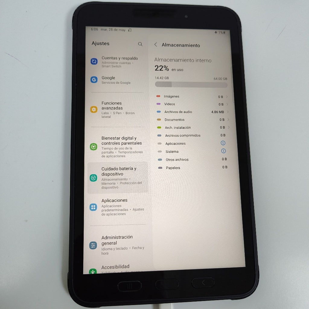 TABLETA SAMSUNG GALAXY TAB ACTIVE 3 SM-T575 64 GB 4 GB RAM (SEMINUEVO)