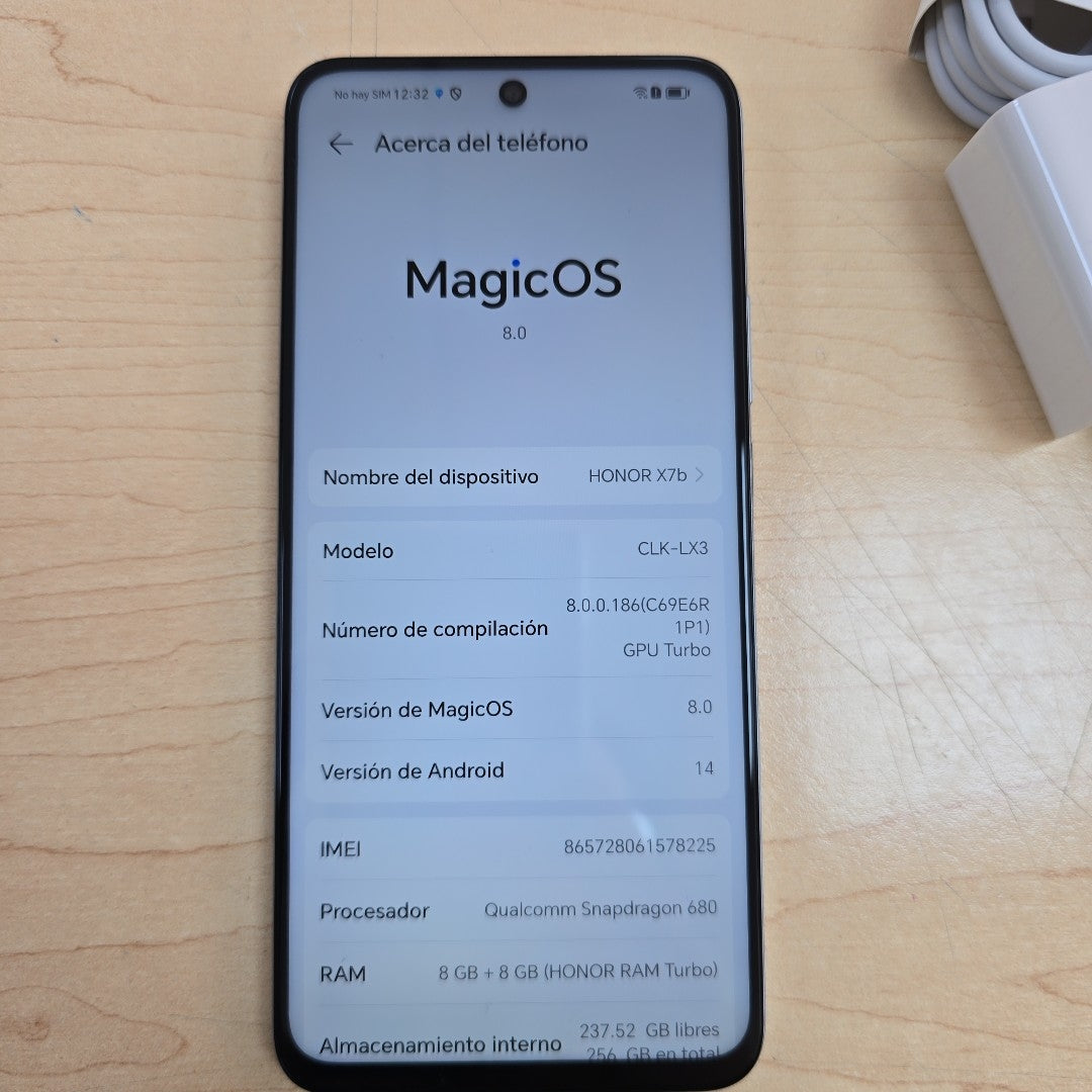 CELULAR HONOR X7B CLK-LX3 (2023) 256 GB 8 GB RAM