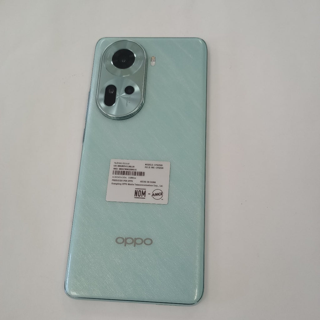 CELULAR OPPO  RENO11 5G CPH2599 (2024) 256 GB 8 GB RAM (SEMINUEVO)