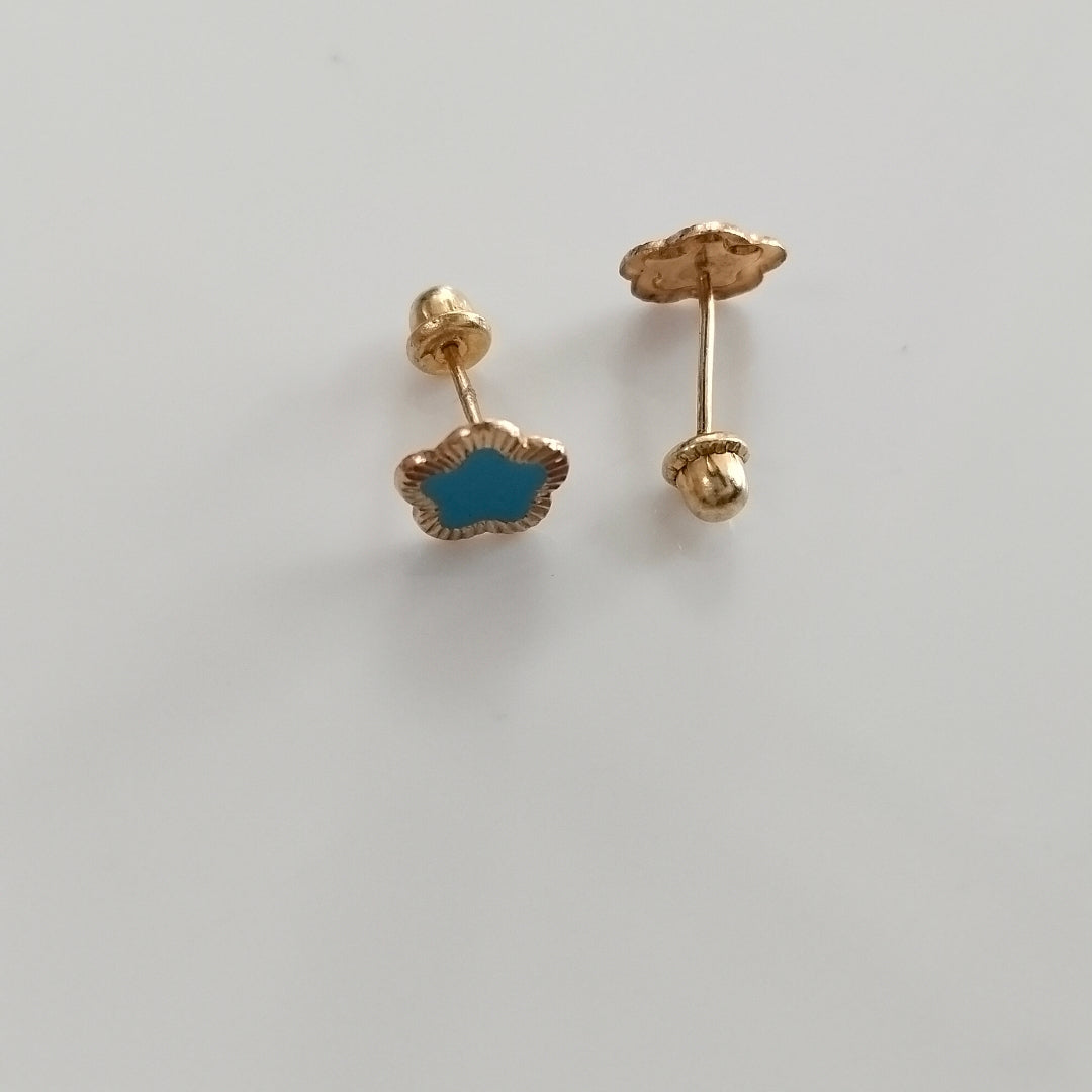 BROQUELES ORO 10K 1 (NUEVO)