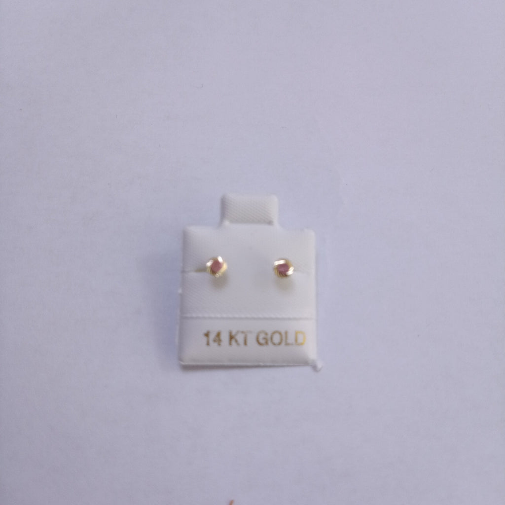 BROQUELES ORO 14K 1 (NUEVO)