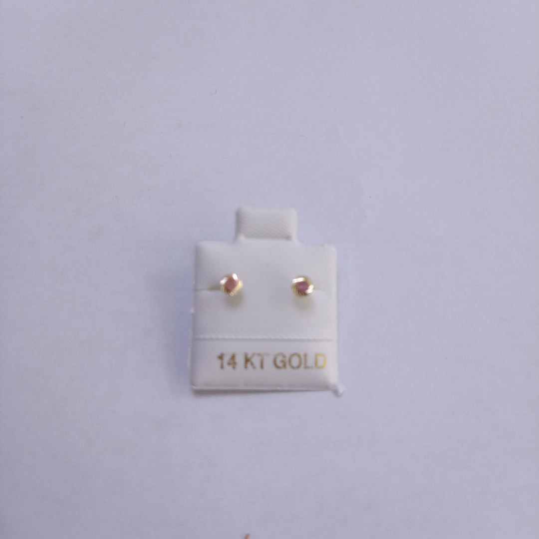 BROQUELES ORO 14K 1 (NUEVO)