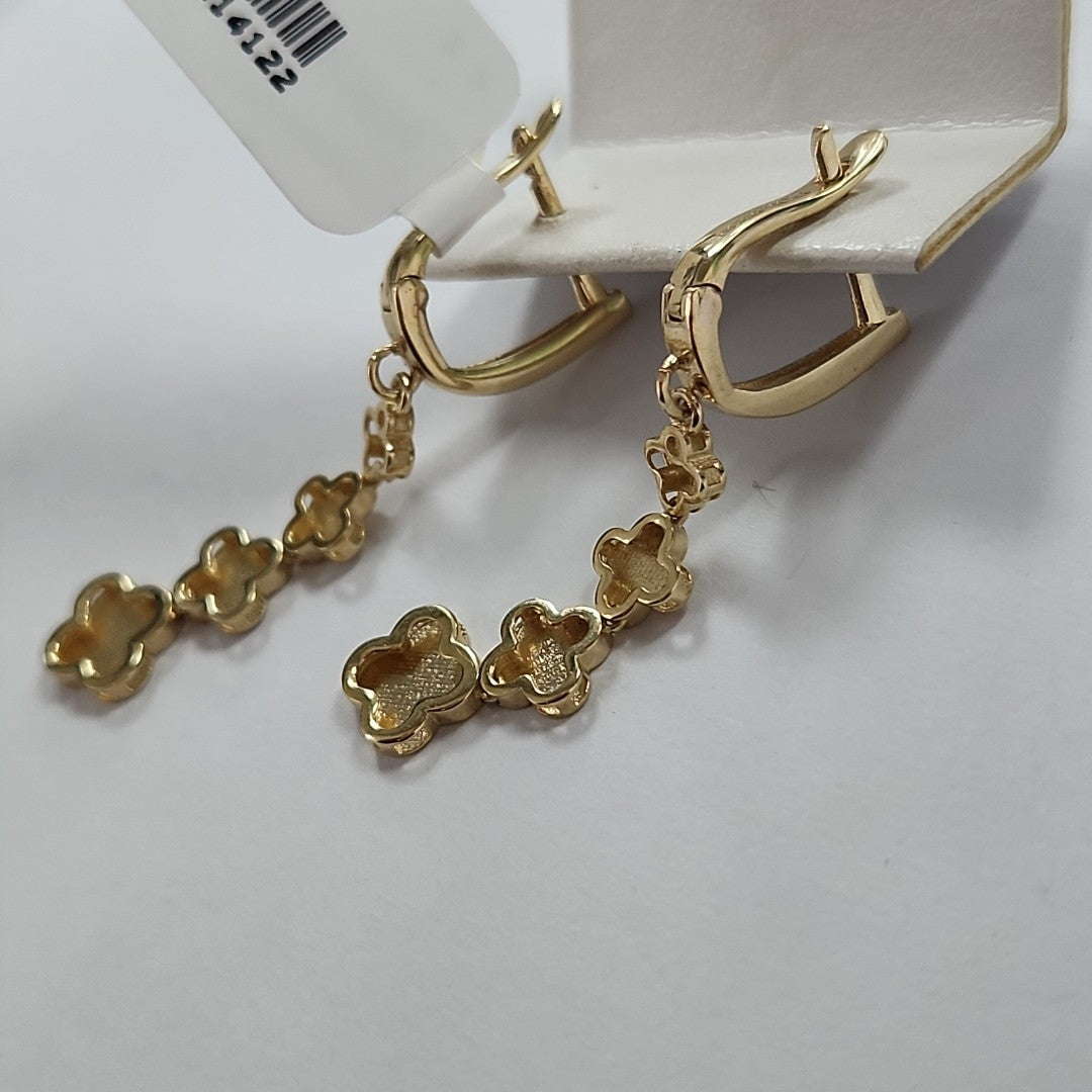 BROQUELES ORO 14K 4.2 (NUEVO)