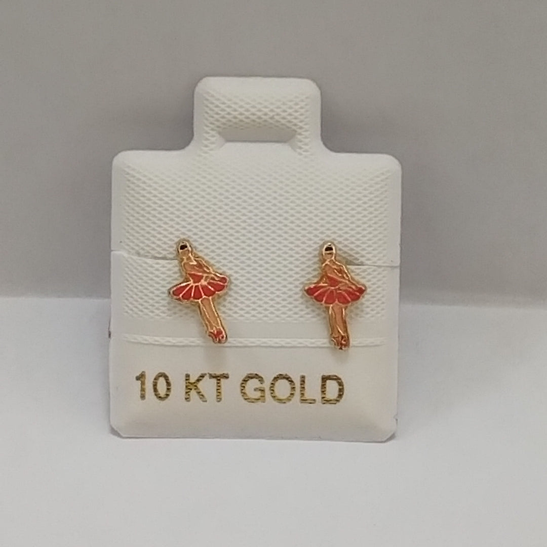 BROQUELES ORO 10K 1 (NUEVO)