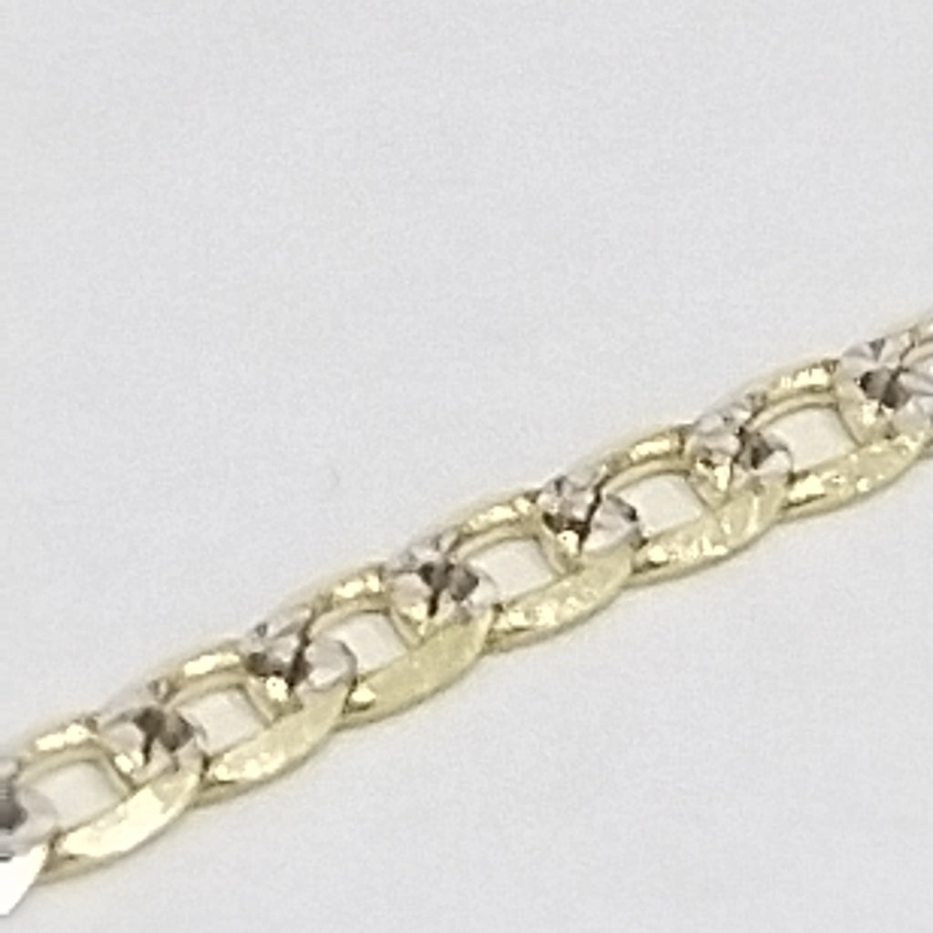 CADENAS BARBADA DIAMANTADA ORO 14K 5.2 (NUEVO)