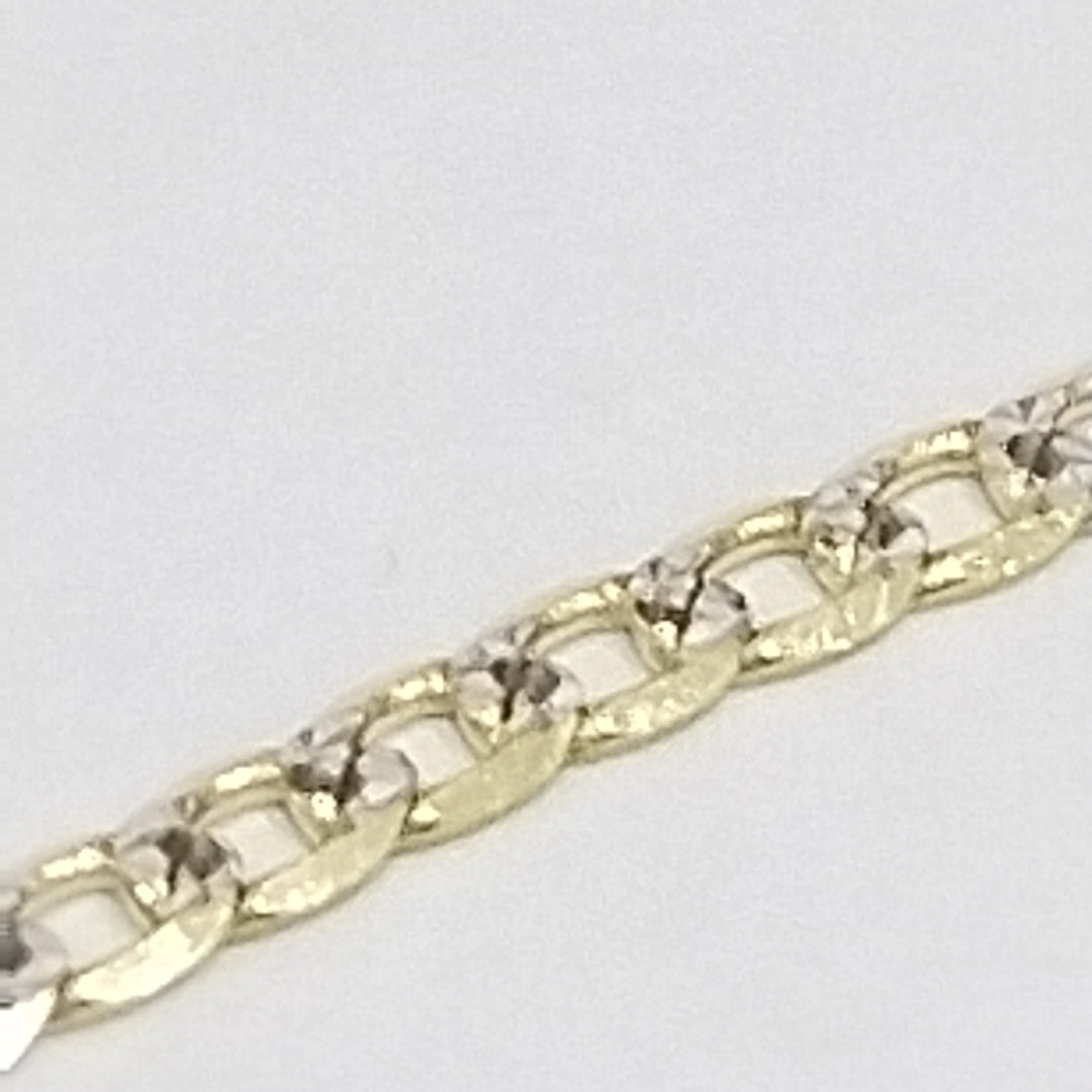 CADENAS BARBADA DIAMANTADA ORO 14K 5.2 (NUEVO)