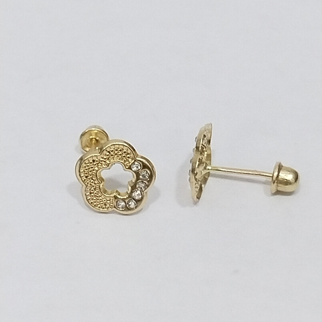 BROQUELES ORO 14K 1 (NUEVO)