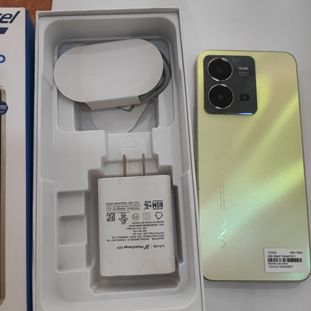 CELULAR VIVO Y35 V2205 128 GB 8 GB RAM (SEMINUEVO)