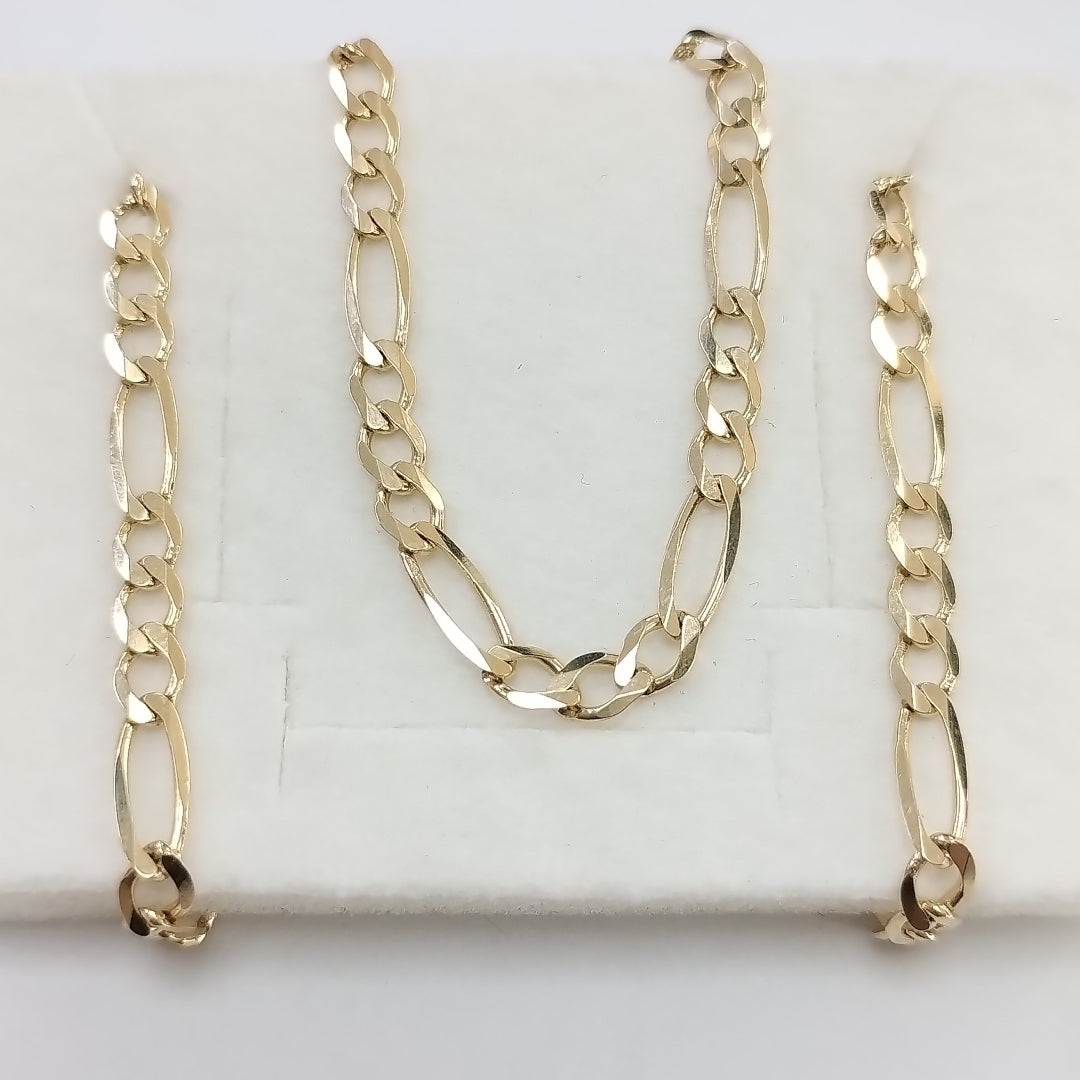 CADENAS CARTIER 3*1 AMARILLA ORO 10K 10.1 (NUEVO)