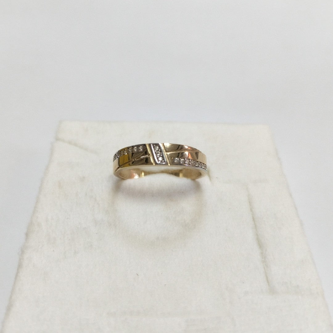 ANILLOS DAMA ORO 14K 2 (NUEVO)