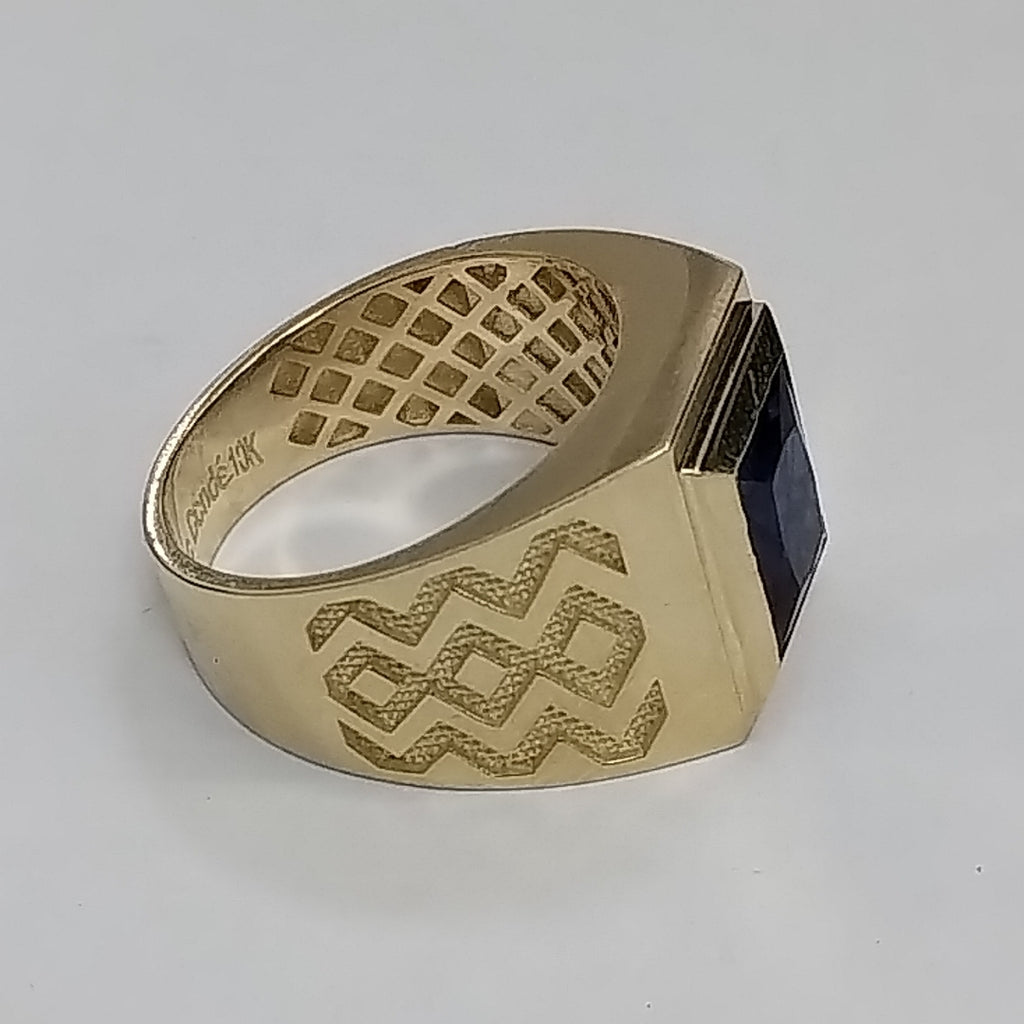 ANILLOS CABALLERO ORO 10K 8.1 (NUEVO)