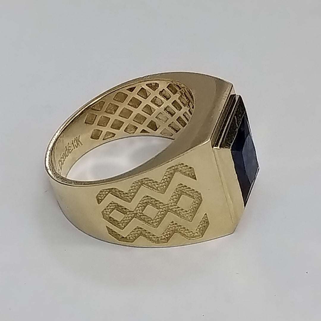 ANILLOS CABALLERO ORO 10K 8.1 (NUEVO)