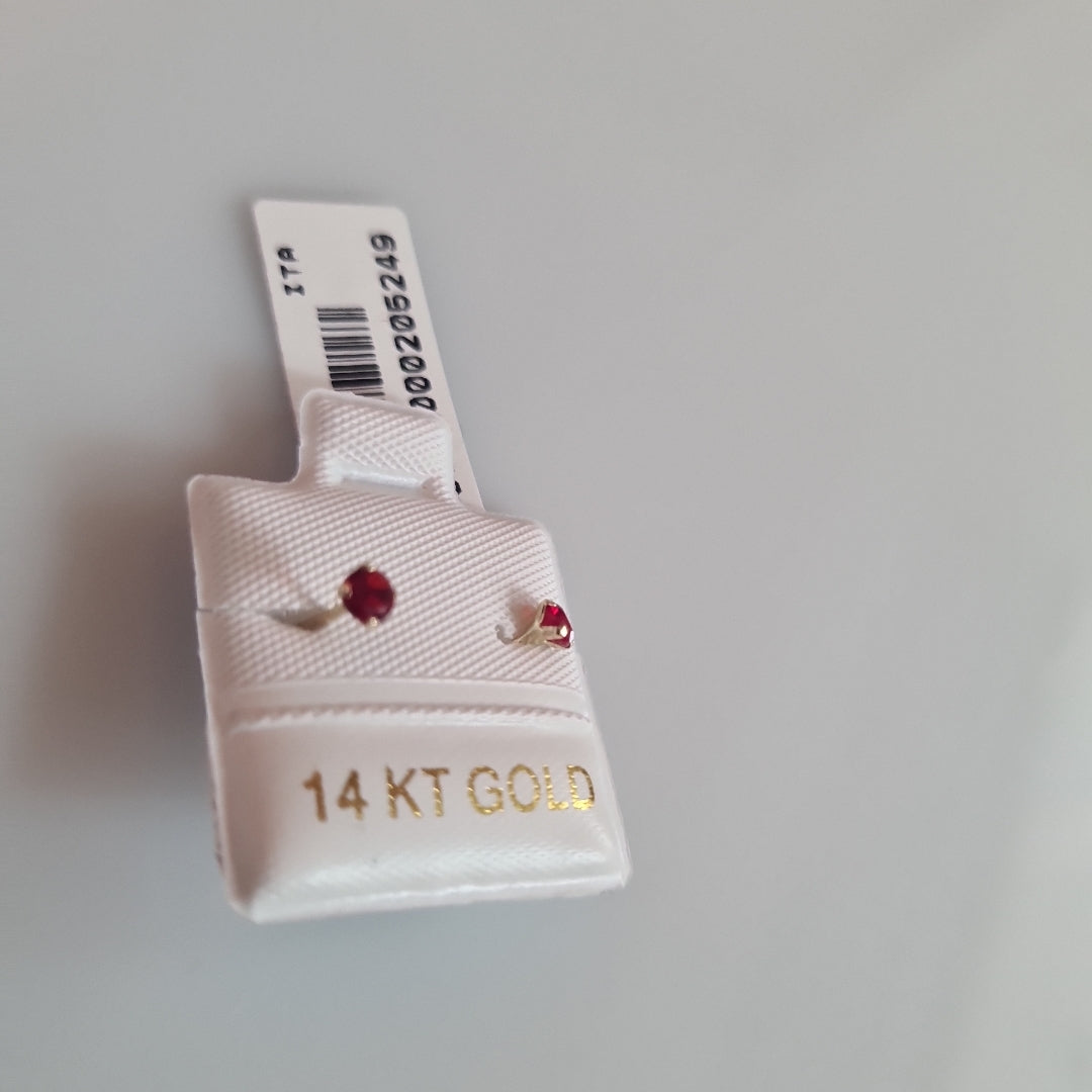 BROQUELES ORO 14K 1 (NUEVO)