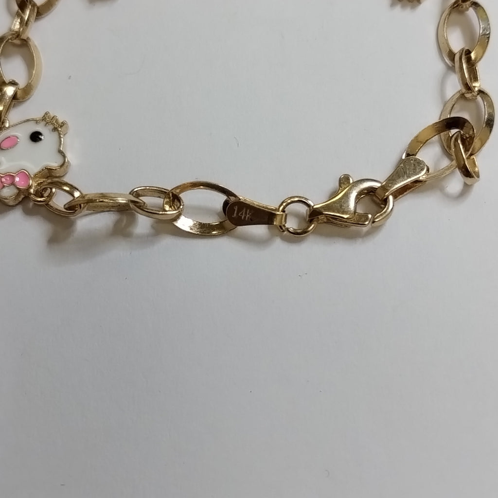PULSERAS DAMA ORO 14K 4.8 (NUEVO)