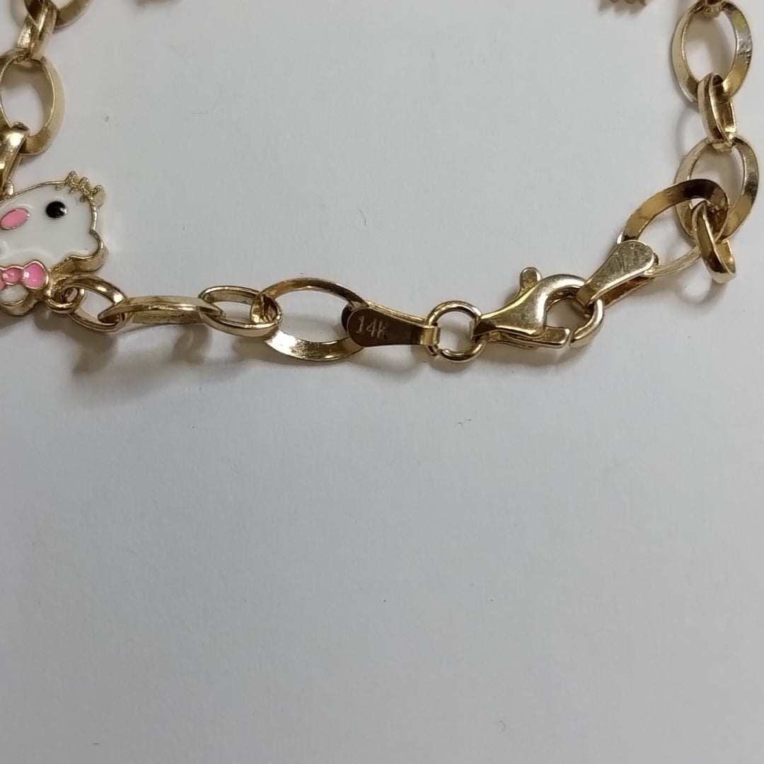 PULSERAS DAMA ORO 14K 4.8 (NUEVO)