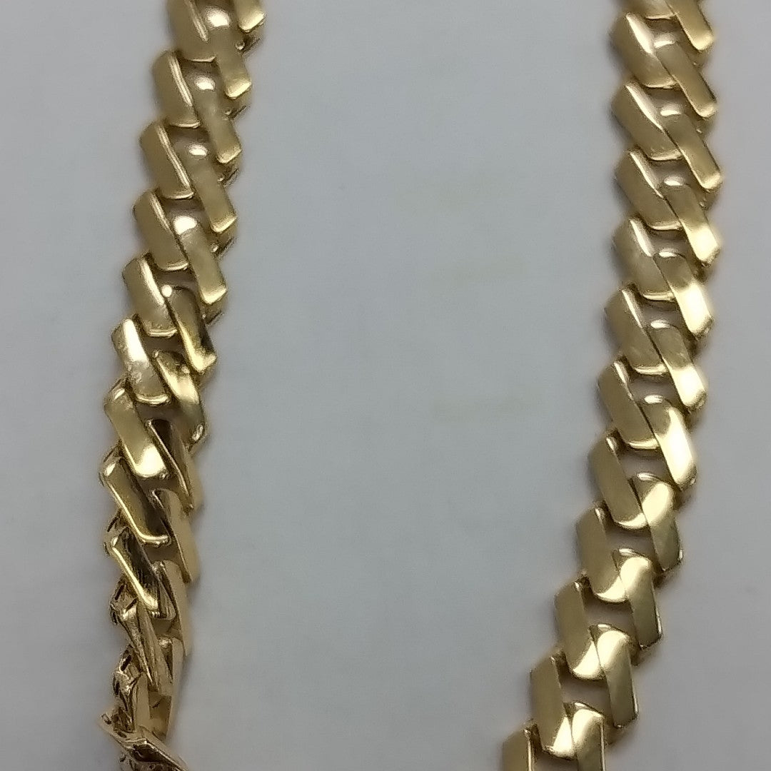 PULSERA CABALLERO MONACO ORO 14K 7.8 (NUEVO)