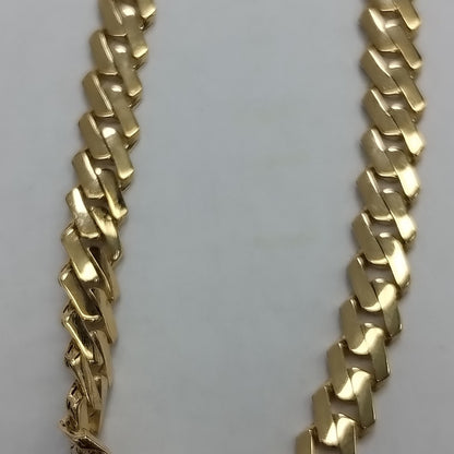 PULSERA CABALLERO MONACO ORO 14K 7.8 (NUEVO)