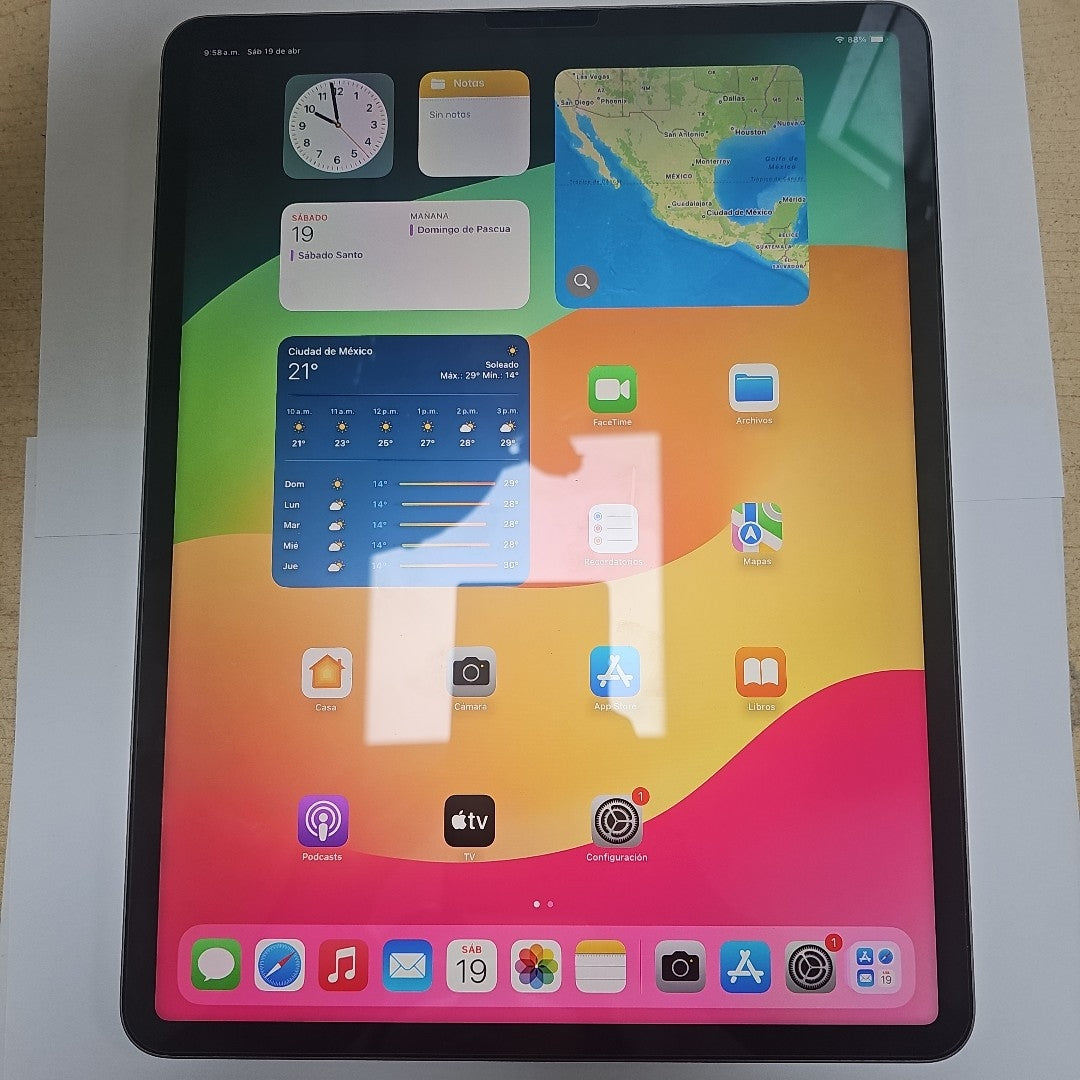 TABLETA APPLE IPAD PRO 6 12.9" A2436 256 GB 8 GB RAM (SEMINUEVO)