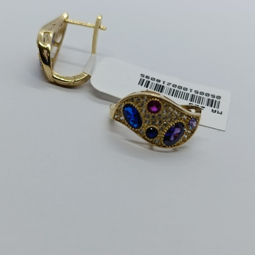 BROQUELES ORO 14K 3.8 (NUEVO)