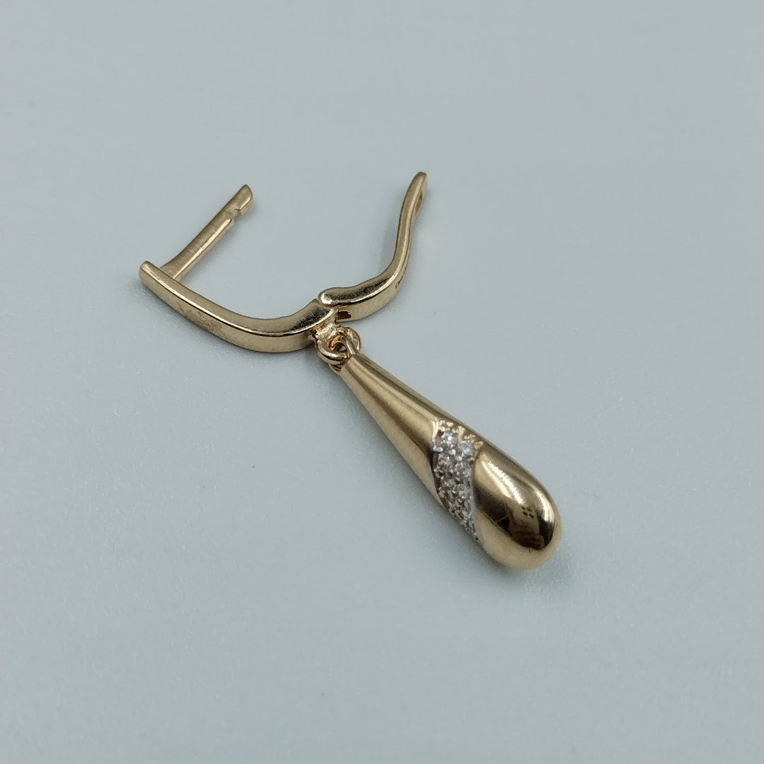 BROQUELES ORO 14K 2.6 (NUEVO)